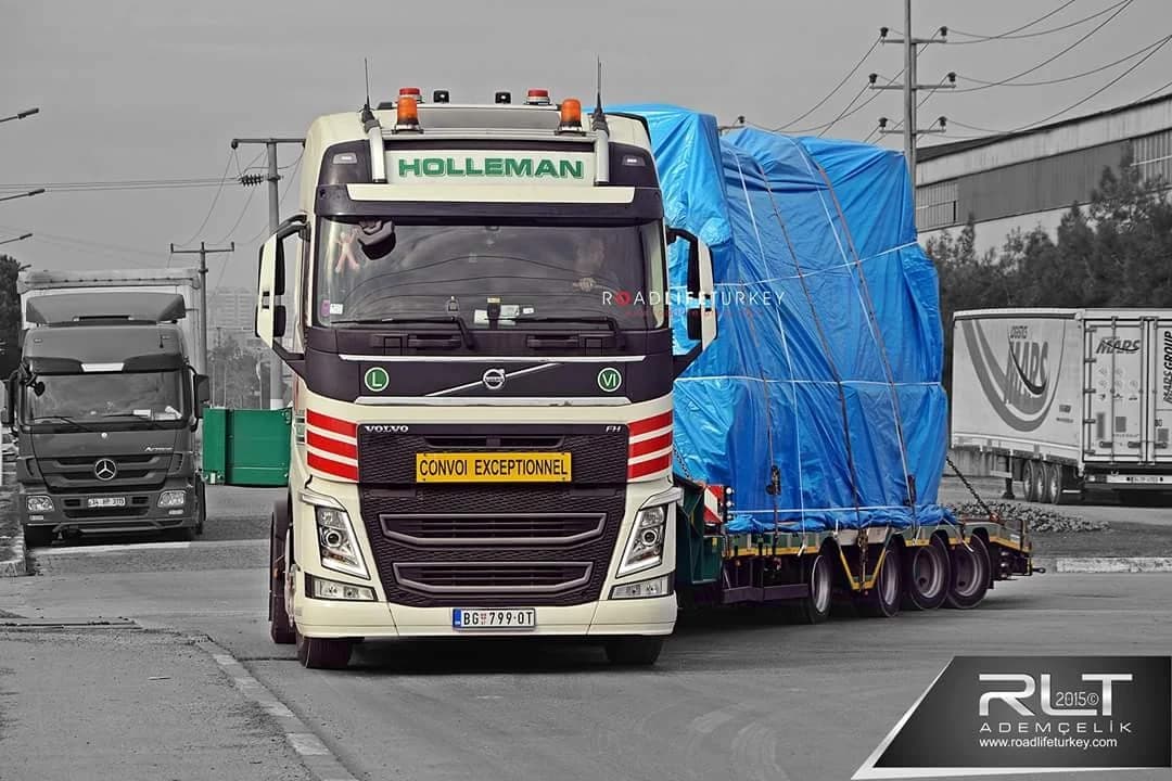 Holleman — convoi exceptionnel, gradski tranzit