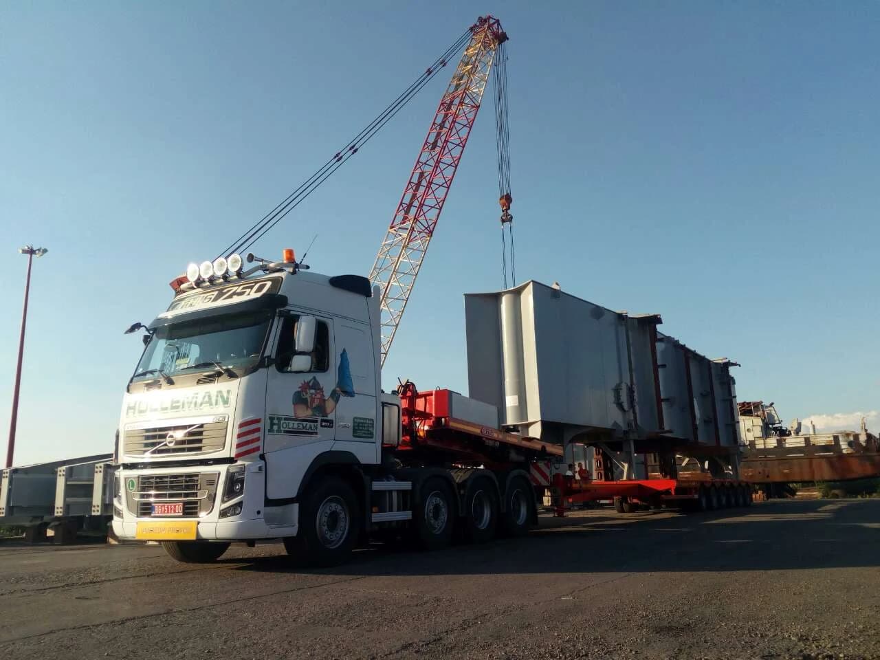 Holleman — transport komponente vetroturbine
